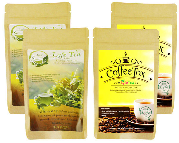 Lyfe Tea CoffeeTOX 28 Day (2 Coffee and Detox Teas)